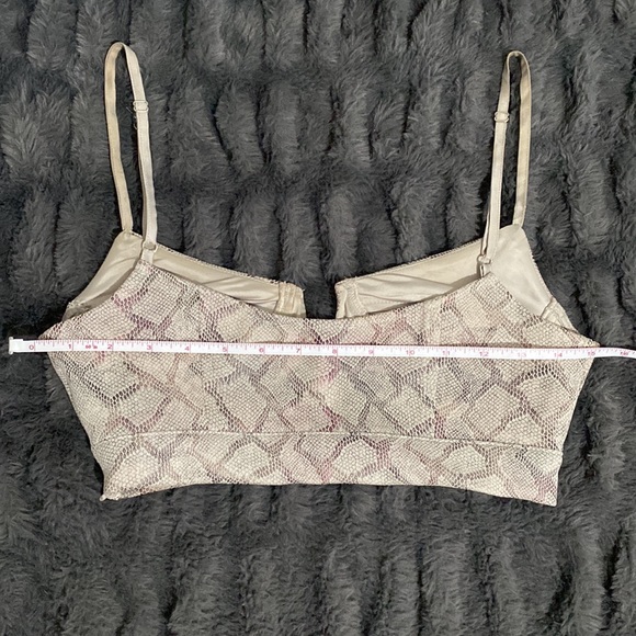 By The Way Lhiea Python Bustier Top in Python - Picture 9 of 11